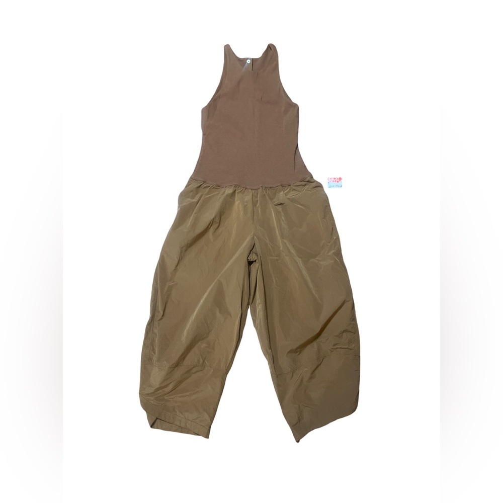NWT Free People Movement Plie Onesie Jumpsuit Brown Size Large - Picture 4 of 11
